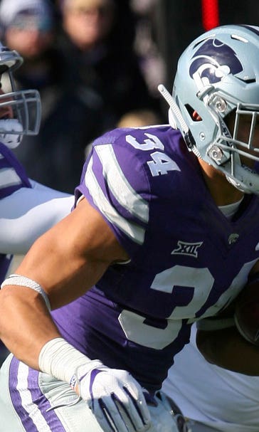 Alex Barnes rushes Wildcats to 21-17 victory over Jayhawks